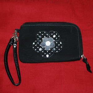 Thirty-One Black Flower Wristle…